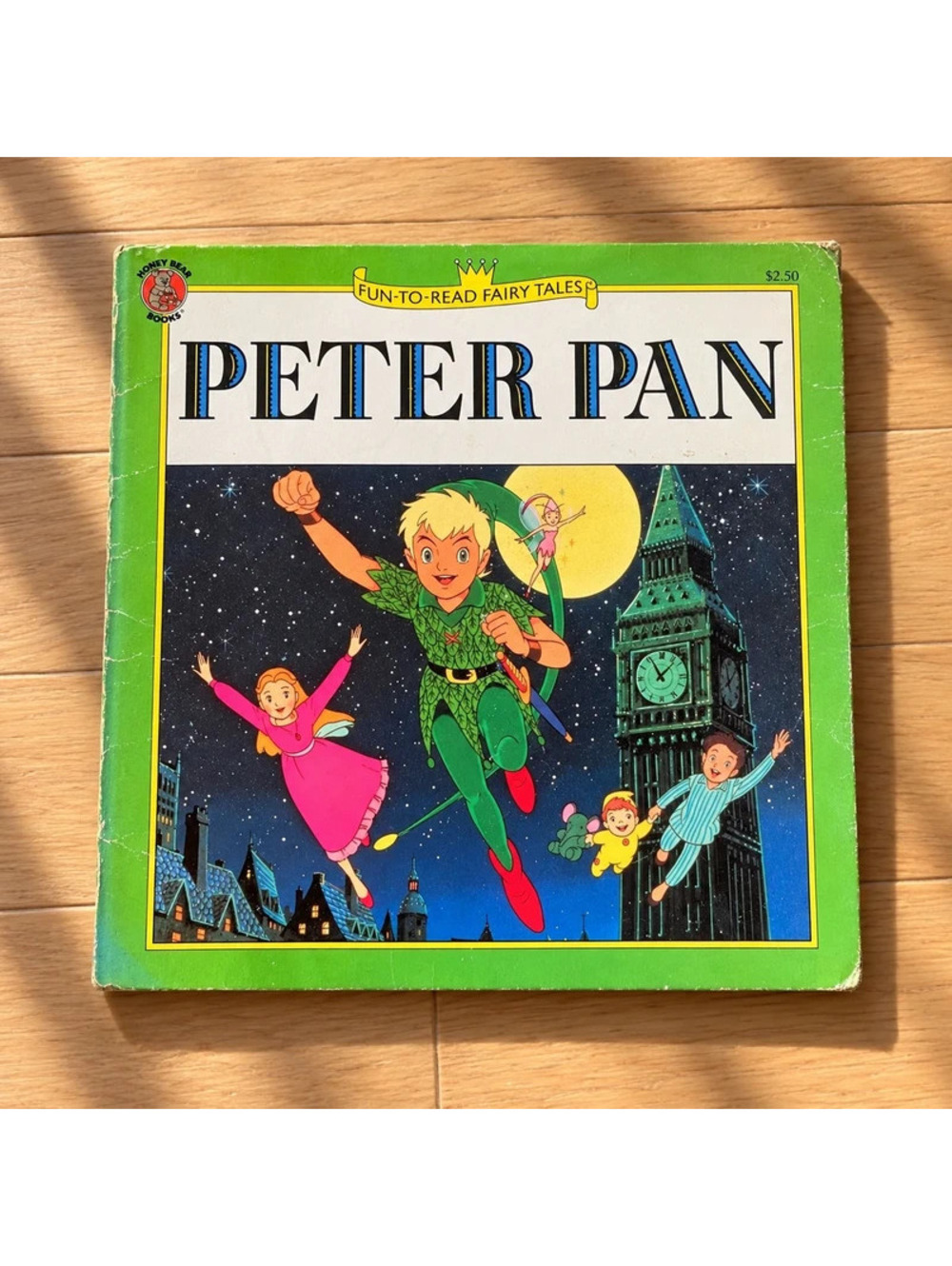 Peter Pan Shogo Hirata Honey Bear Fun-to-Read Fairy Tales 1992 Vintage